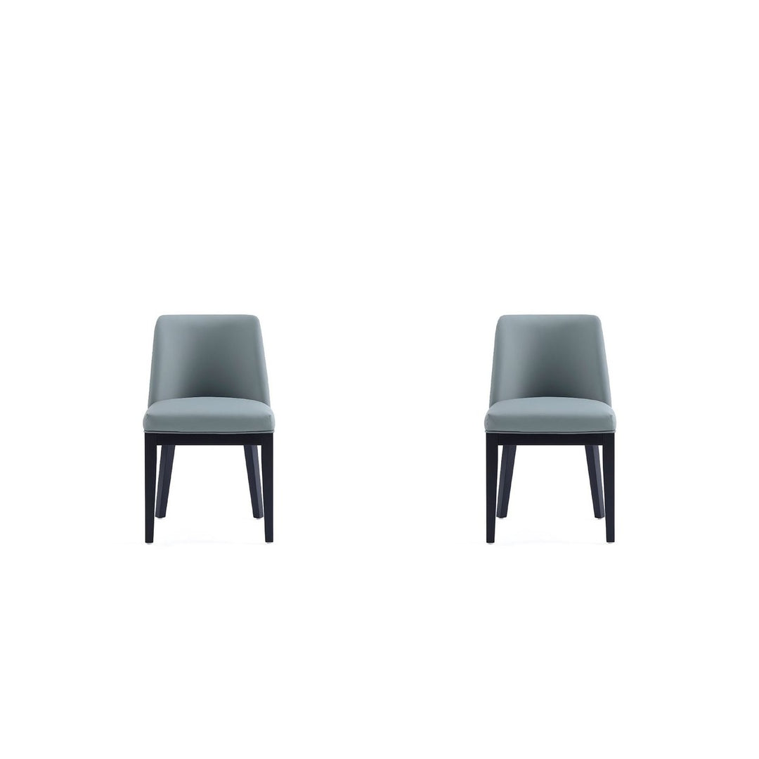 Gansevoort Modern Faux Leather Dining Chair (Set of 2) Image 1