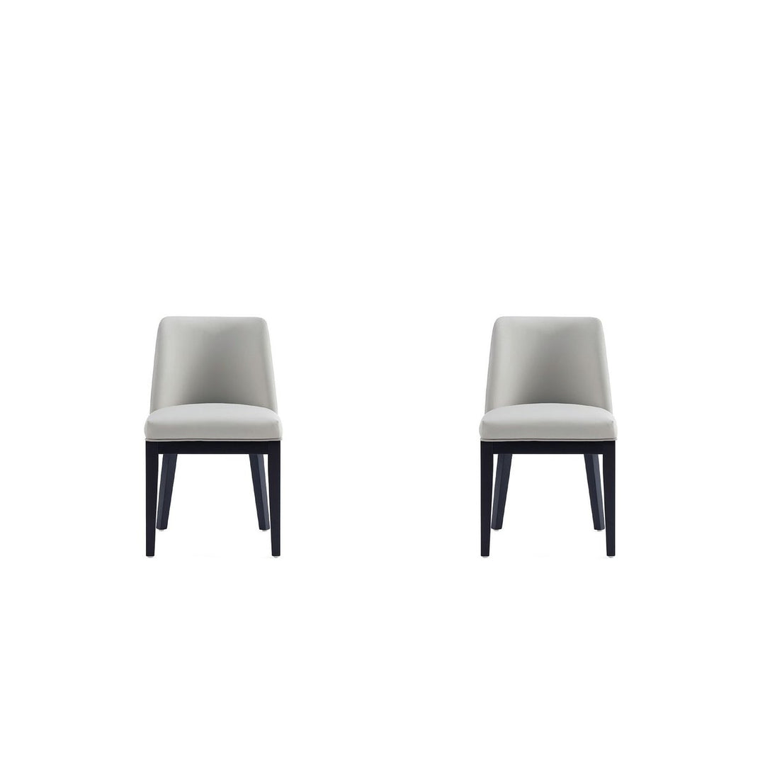 Gansevoort Modern Faux Leather Dining Chair (Set of 2) Image 7