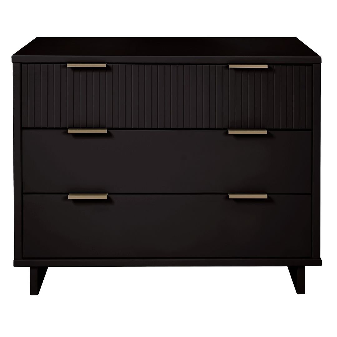 Granville 38.18" Modern Standard Dresser with 3 Full Extension Drawers Image 4