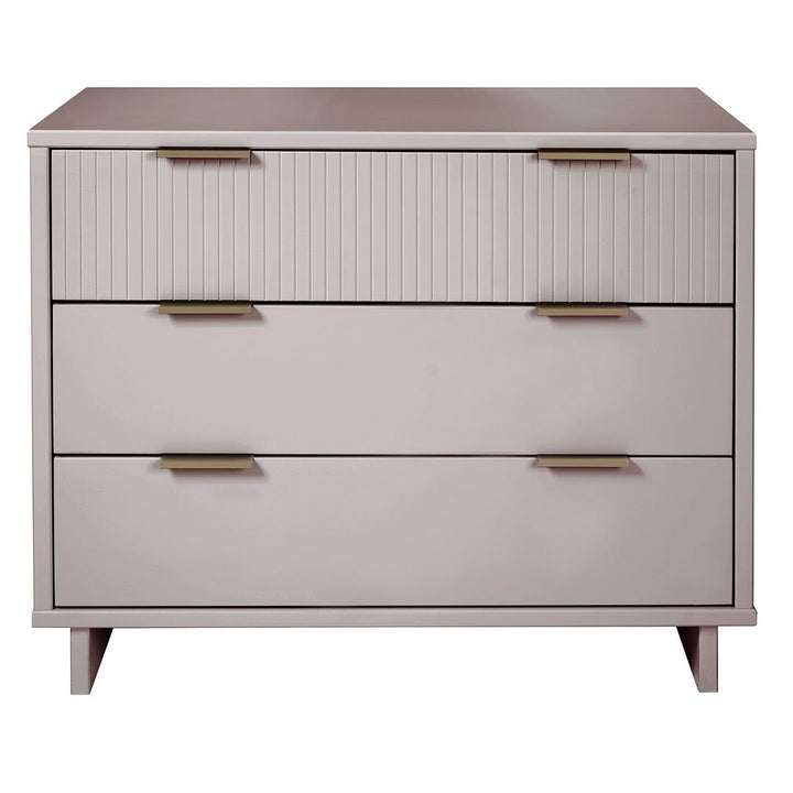 Granville Modern Dresser 38.18" Ribbed Drawer Soft Close Full Extension UV Finish Image 1