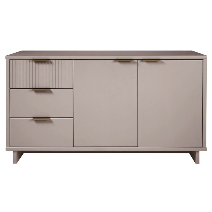 Granville 55 Inch Modern Sideboard with 3 Drawers UV Painted Finish Multiple Colors Image 1