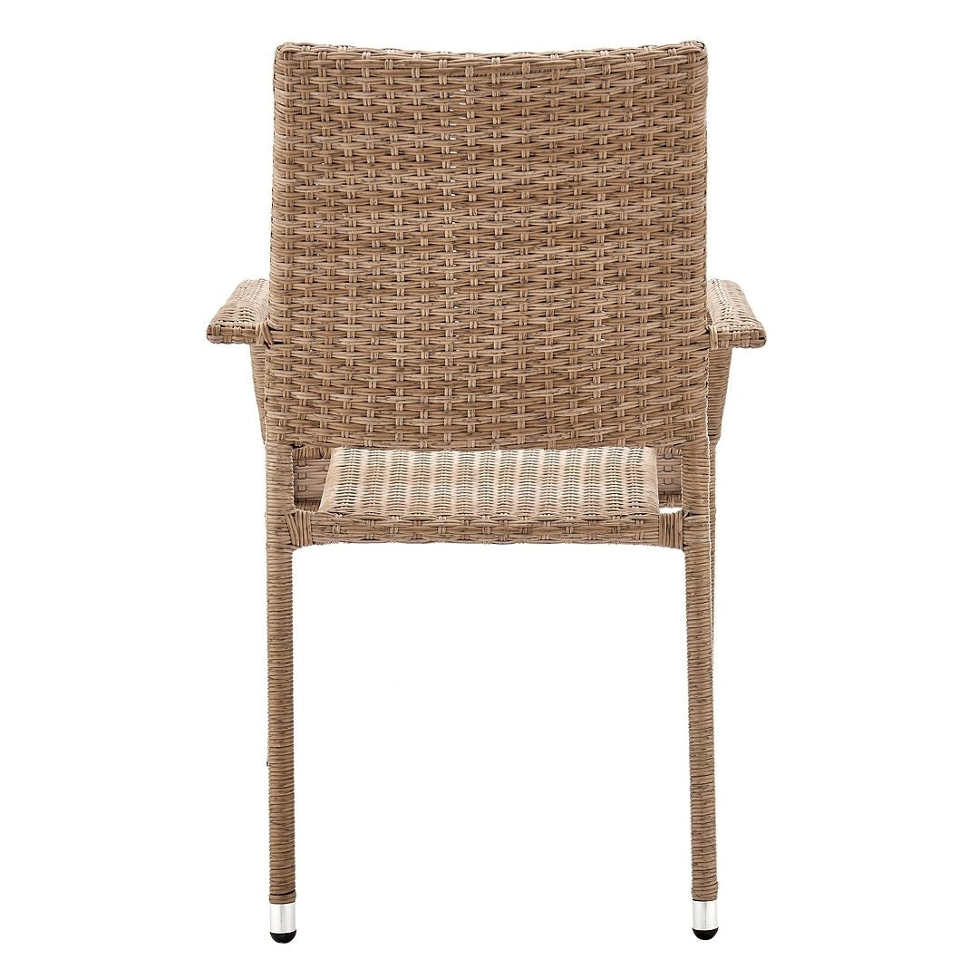 Genoa Patio Dining Armchair in Nature Tan Weave Image 6