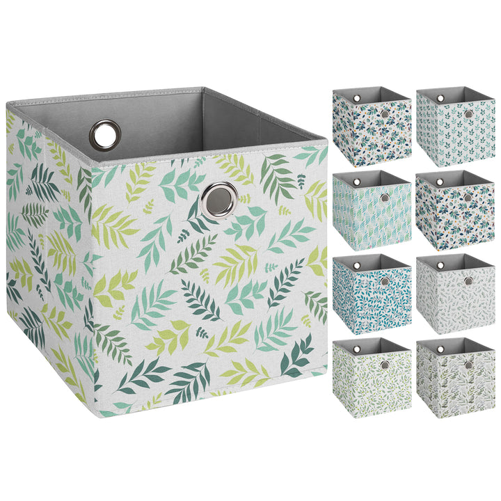 2-Pack: Multipurpose Stackable Basic Fabric Collapsible Storage Bin Cube Organizer Image 5