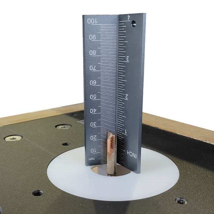 0-100 Mm,0-4" Drill Stop Gauge Depth Measure Ruler Installation Auxiliary Tools Image 3