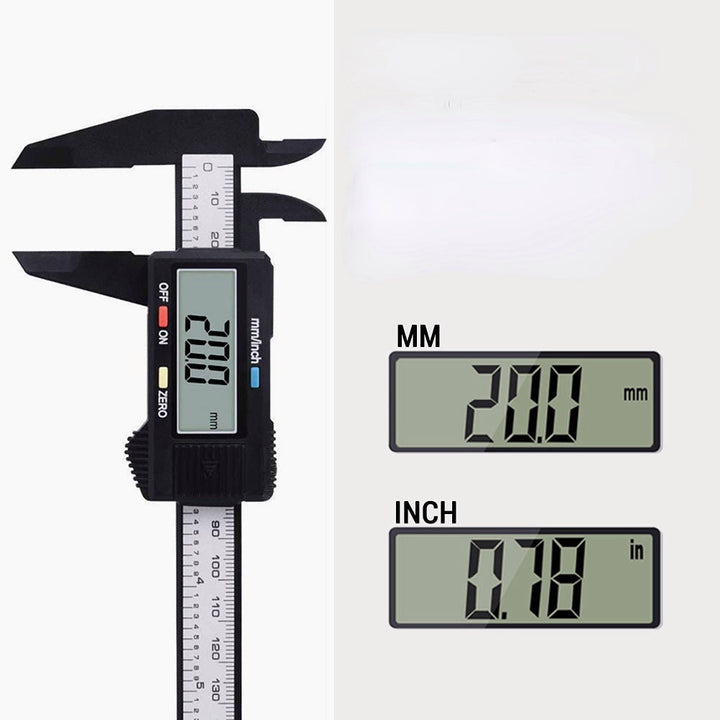 0-6" Digital Caliper Measuring Tool Electronic Micrometer With LED Screen Image 5