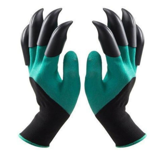 1 Pair Safety Gloves Garden Gloves Rubber TPR Thermo Plastic Builders Work ABS Plastic Claws Image 3