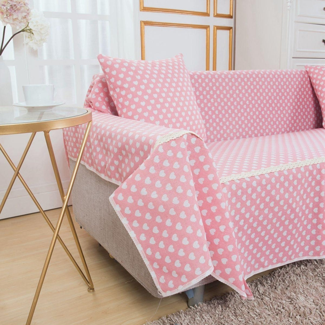 1-4 Seat Sofa Seat Covers Couch Slipcover Cotton Blend Pet Dog Sofa Cover Protector Image 6