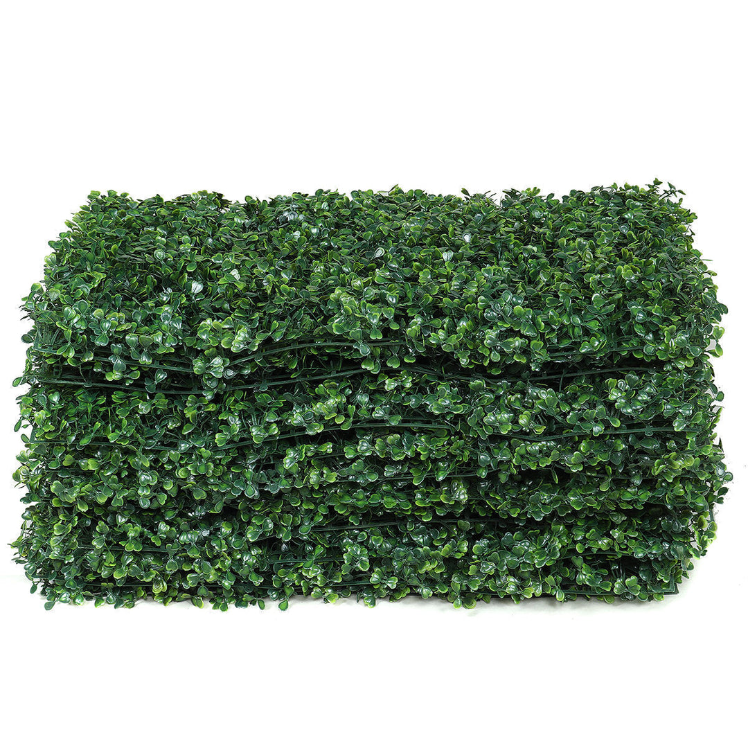 1,10Pcs 40x60x4cm Artificial Plant Walls Foliage Hedge Grass Mat Greenery Panels Fence Image 8