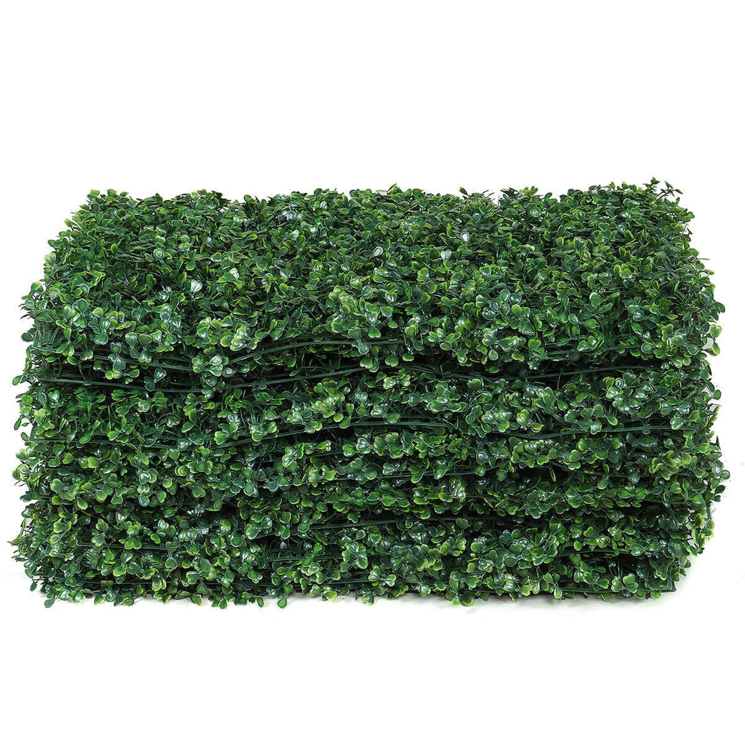 1,10Pcs 40x60x4cm Artificial Plant Walls Foliage Hedge Grass Mat Greenery Panels Fence Image 1