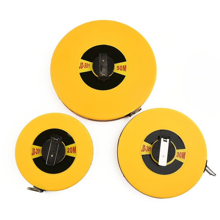 10,15,20,30,50M Tape Measure Round Fiberglass Leather Measure Woodworking Tools Image 1