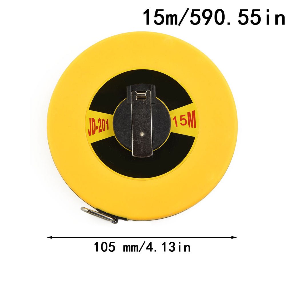 10,15,20,30,50M Tape Measure Round Fiberglass Leather Measure Woodworking Tools Image 6