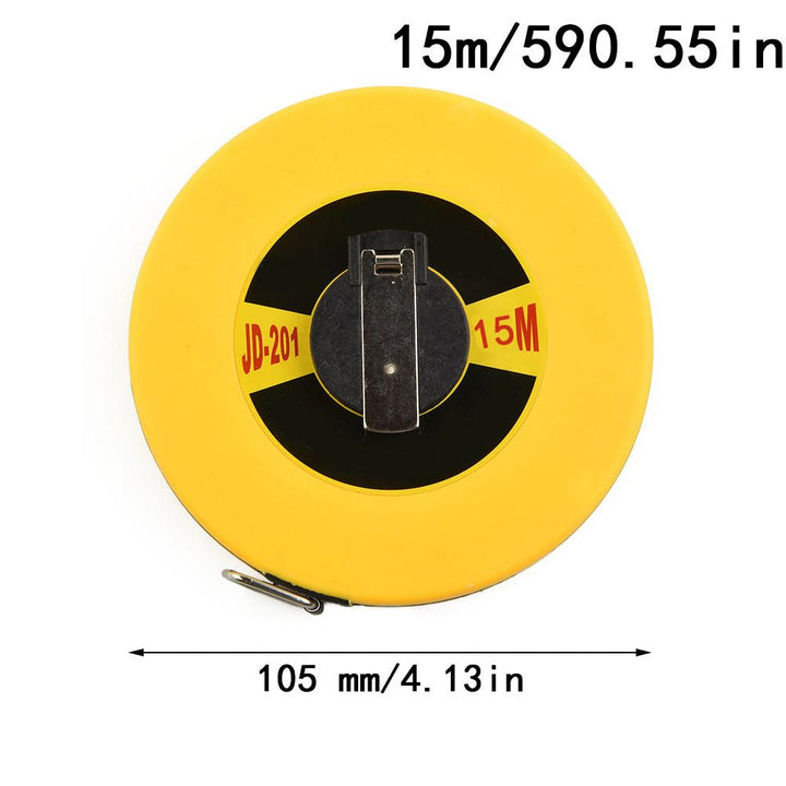 10,15,20,30,50M Tape Measure Round Fiberglass Leather Measure Woodworking Tools Image 6