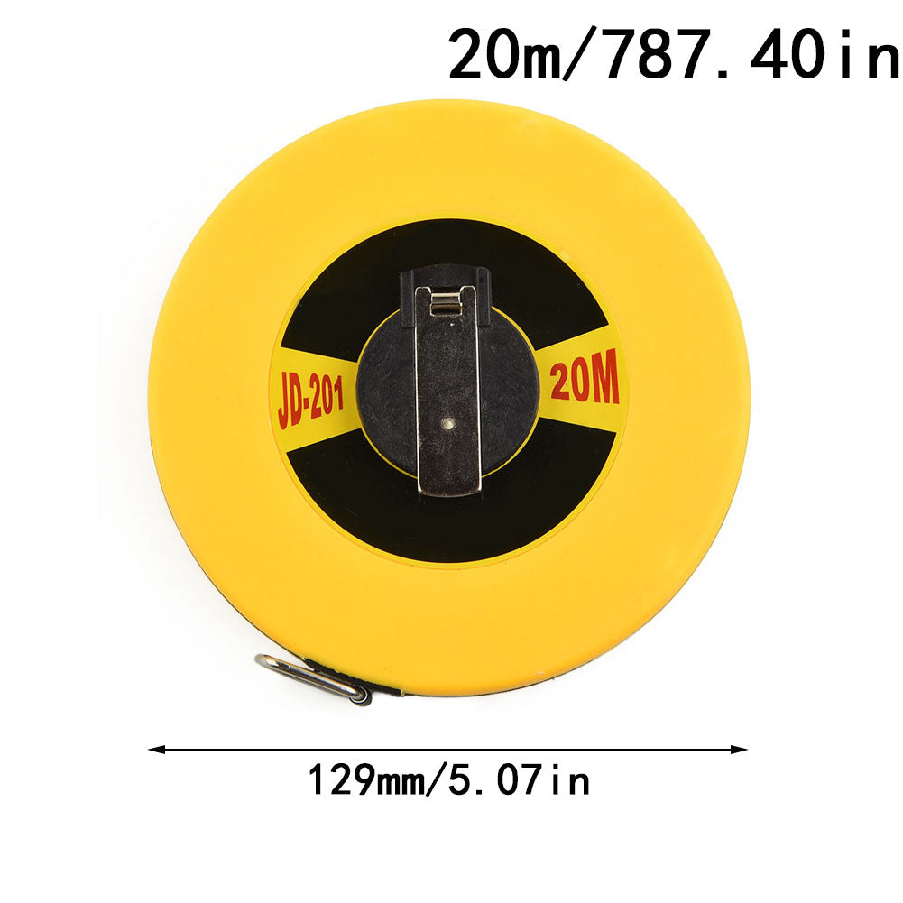 10,15,20,30,50M Tape Measure Round Fiberglass Leather Measure Woodworking Tools Image 7