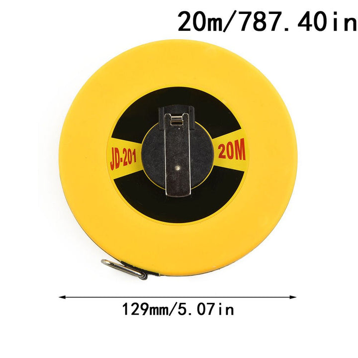 10,15,20,30,50M Tape Measure Round Fiberglass Leather Measure Woodworking Tools Image 1