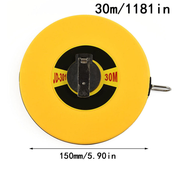 10,15,20,30,50M Tape Measure Round Fiberglass Leather Measure Woodworking Tools Image 8