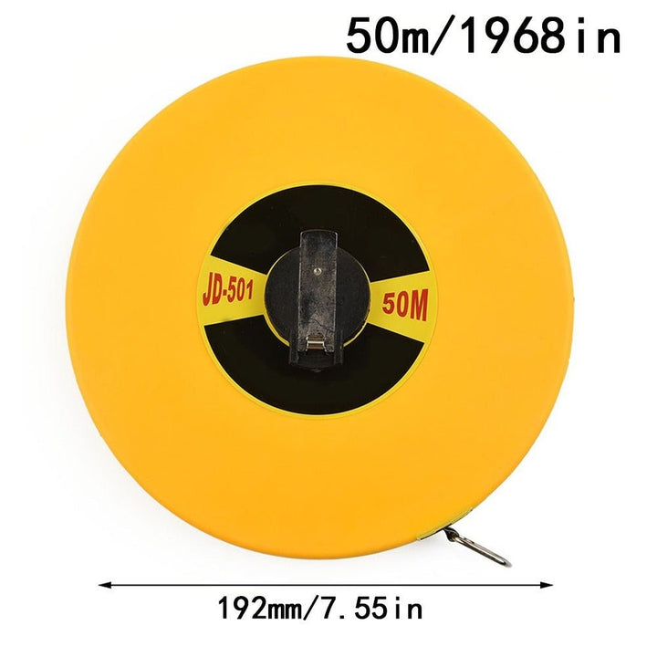 10,15,20,30,50M Tape Measure Round Fiberglass Leather Measure Woodworking Tools Image 9