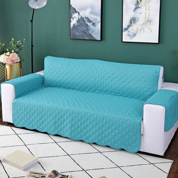 Double Seats Sofa Cover Living Room Home Decoration Polyester Dust-proof Seat Covers Image 5