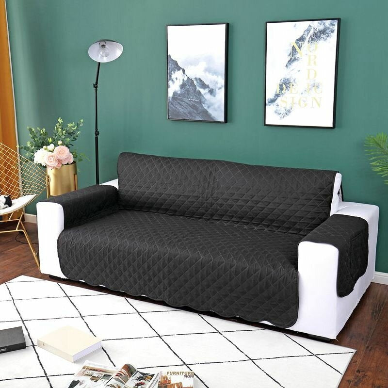 Double Seats Sofa Cover Living Room Home Decoration Polyester Dust-proof Seat Covers Image 8