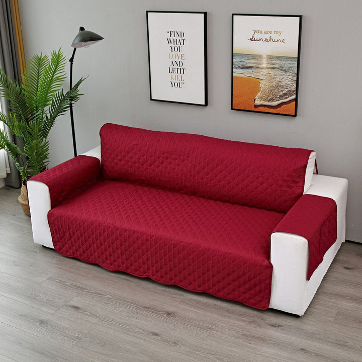 Double Seats Sofa Cover Living Room Home Decoration Polyester Dust-proof Seat Covers Image 1