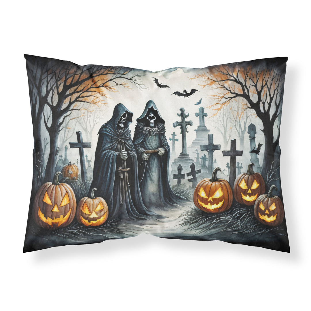 The Grim Reaper Spooky Halloween Fabric Standard Pillowcase Image 1