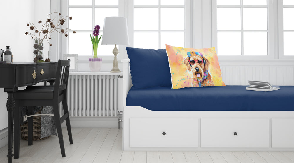 Airedale Terrier Hippie Dawg Standard Pillowcase Image 2