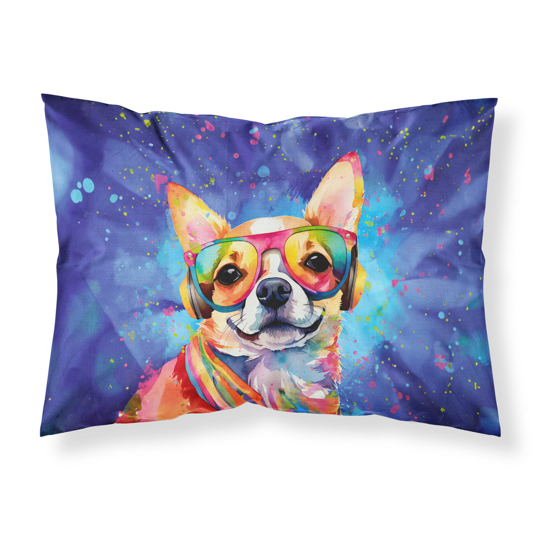 Chihuahua Hippie Dawg Standard Pillowcase Image 1