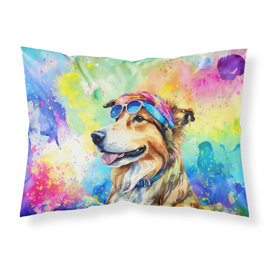 Collie Hippie Dawg Standard Pillowcase Image 1