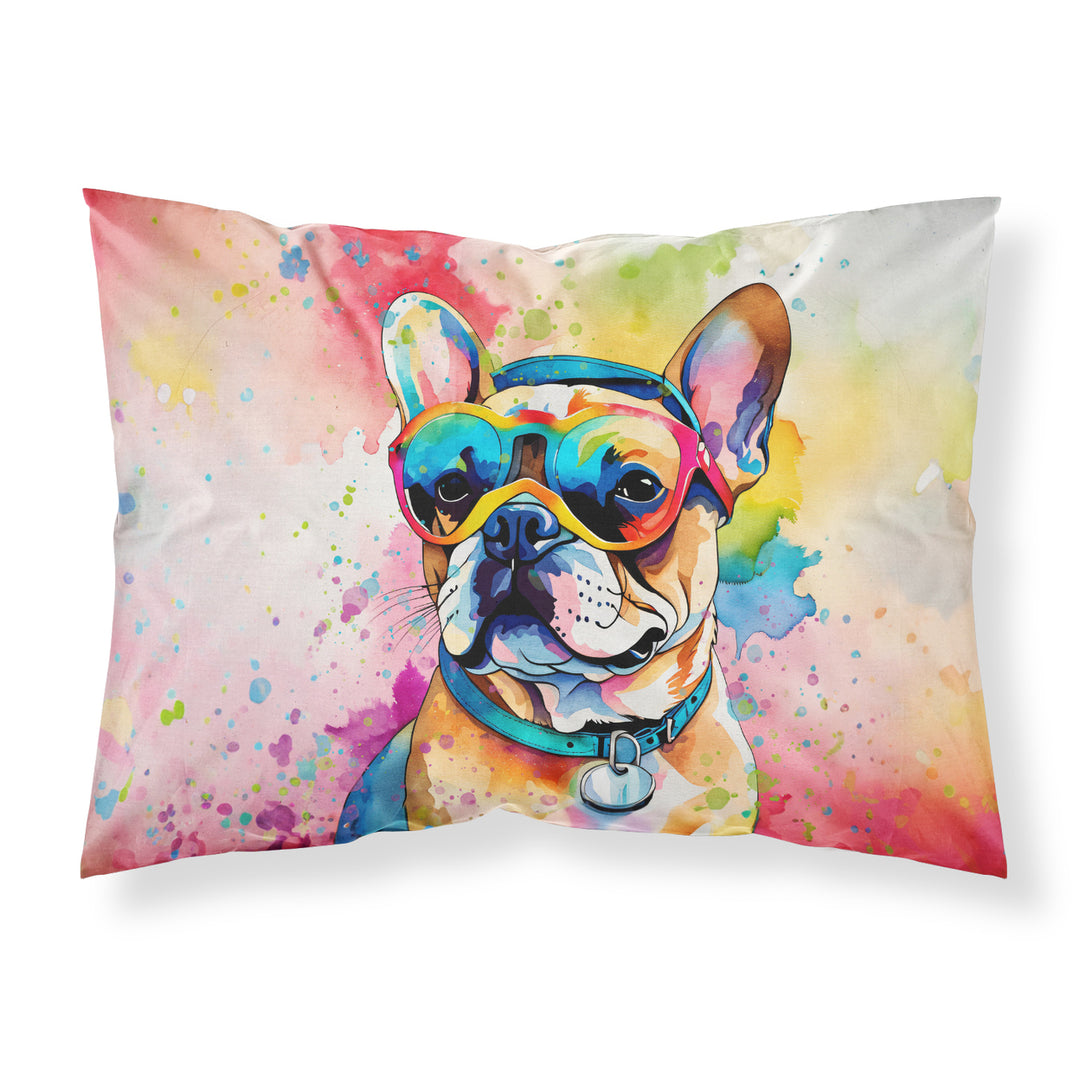 French Bulldog Hippie Dawg Standard Pillowcase Image 1