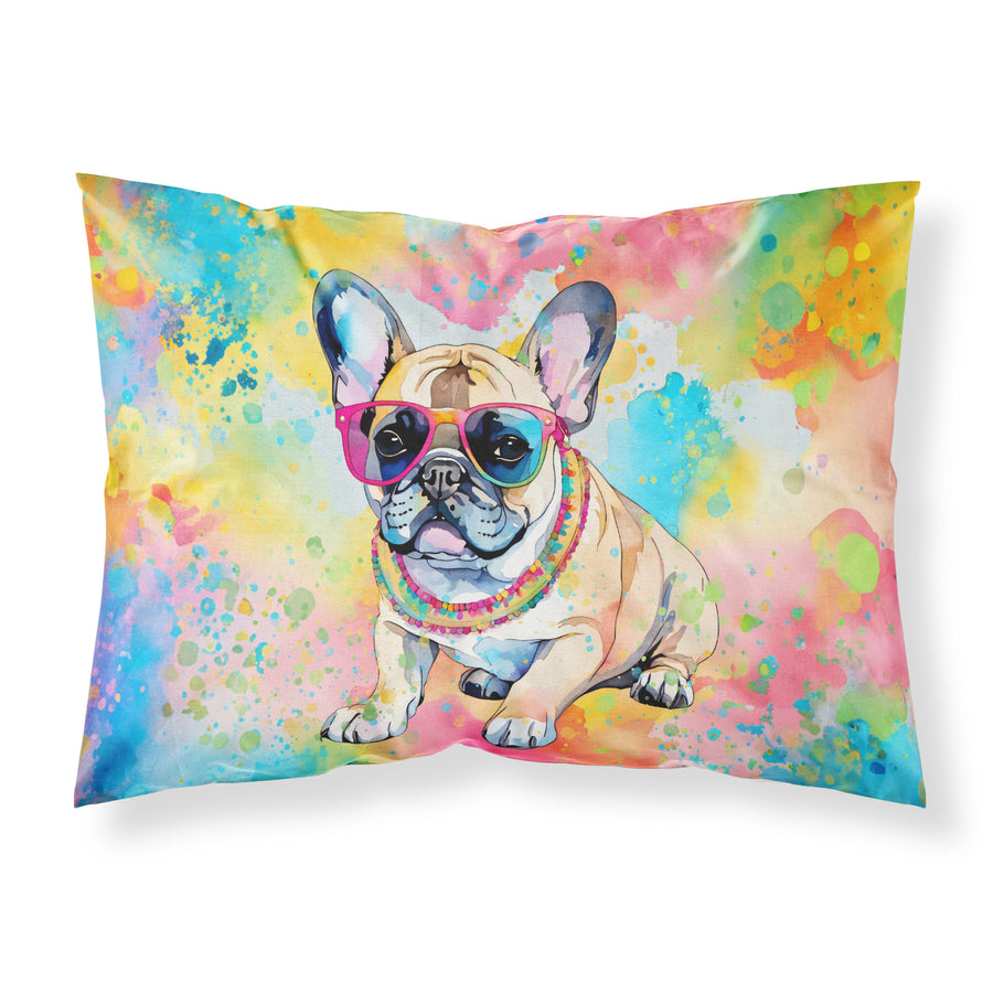 French Bulldog Hippie Dawg Standard Pillowcase Image 1