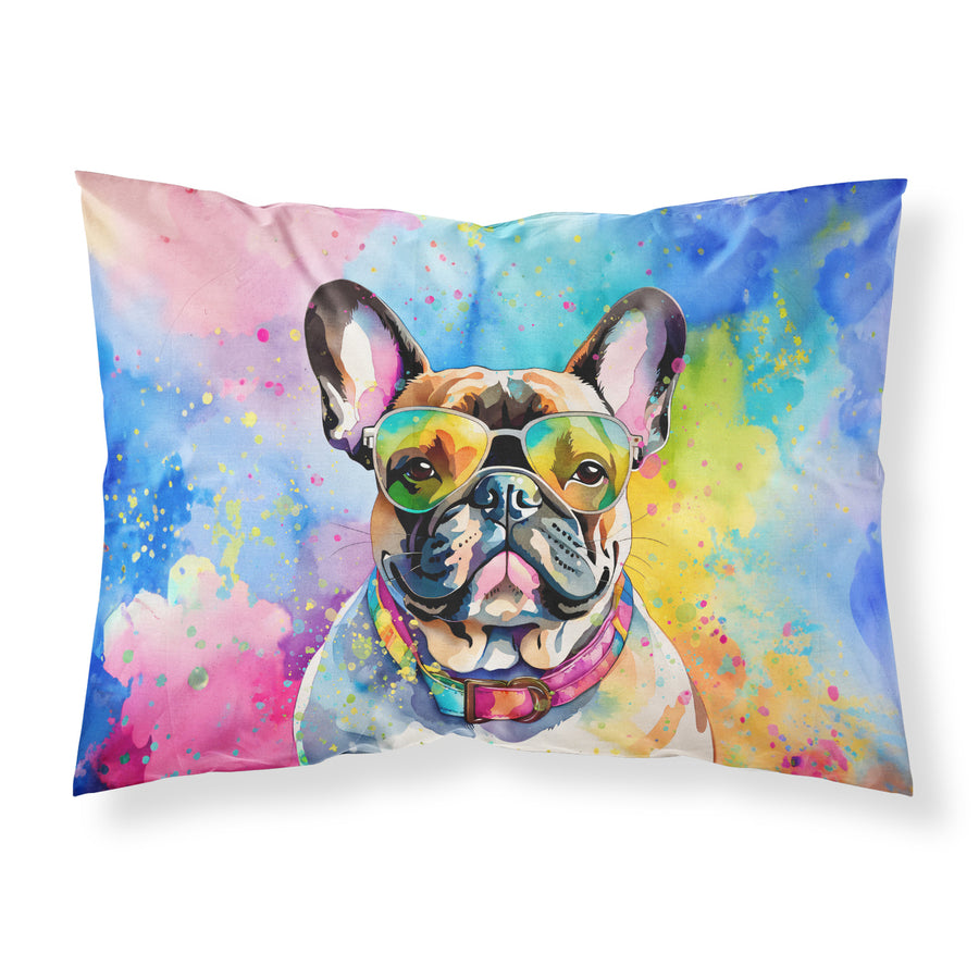 French Bulldog Hippie Dawg Standard Pillowcase Image 1