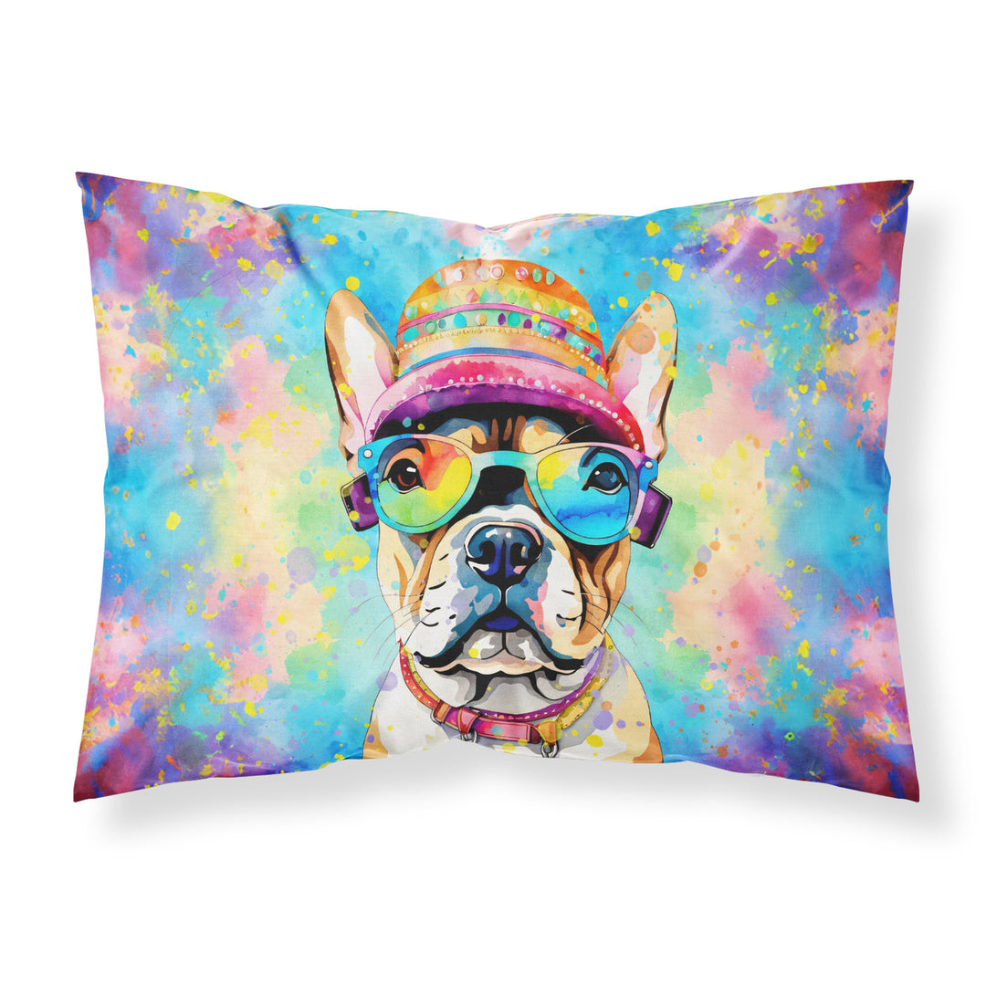 French Bulldog Hippie Dawg Standard Pillowcase Image 1