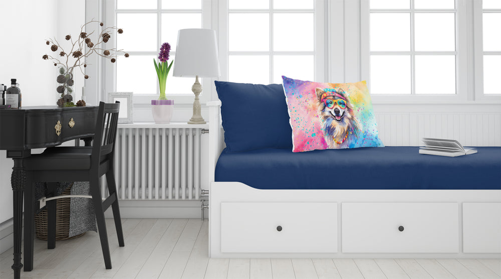 Keeshond Hippie Dawg Standard Pillowcase Image 2