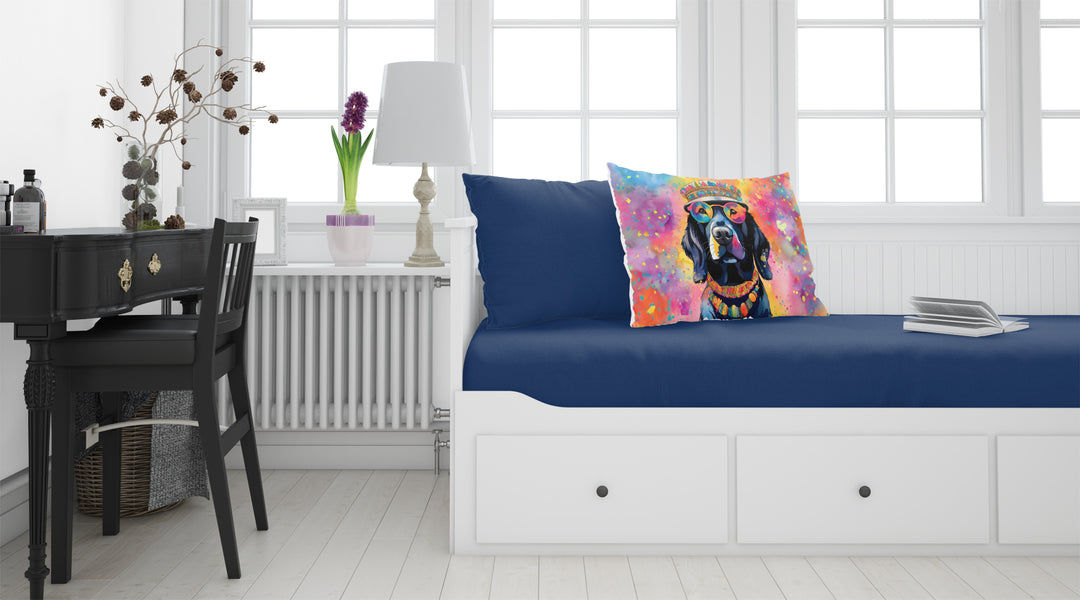 Black Labrador Hippie Dawg Standard Pillowcase Image 2