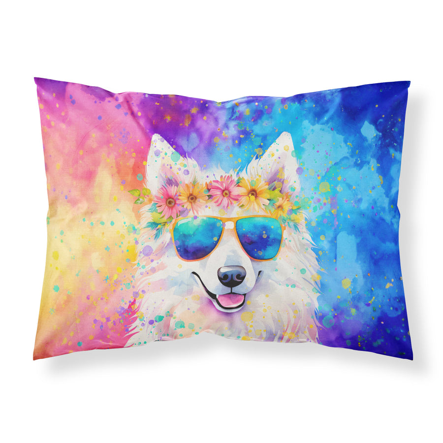 Samoyed Hippie Dawg Standard Pillowcase Image 1