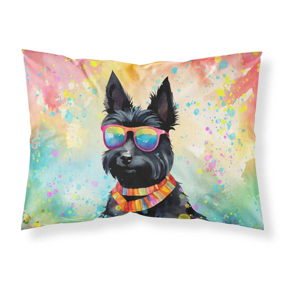 Scottish Terrier Hippie Dawg Standard Pillowcase Image 1