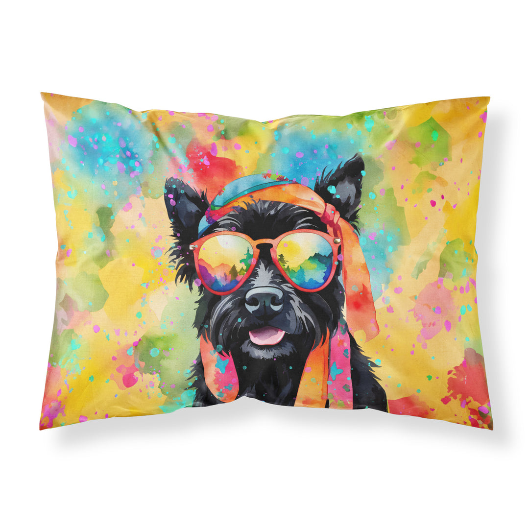 Scottish Terrier Hippie Dawg Standard Pillowcase Image 1