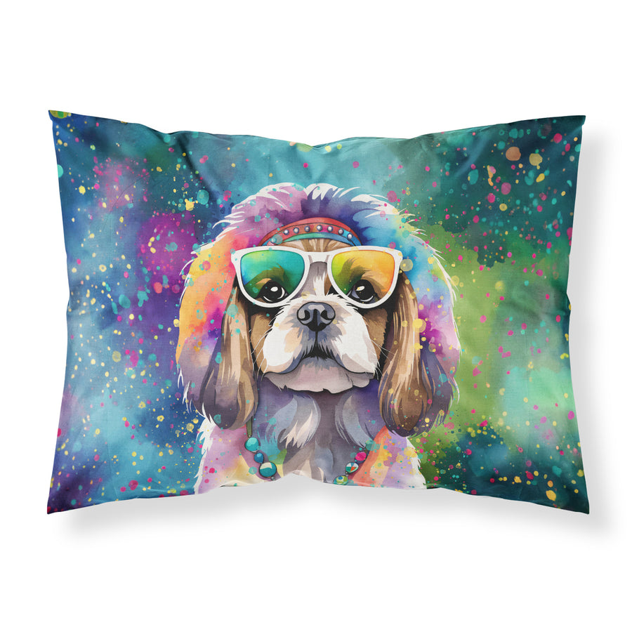 Shih Tzu Hippie Dawg Standard Pillowcase Image 1