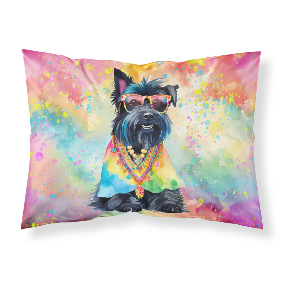 Scottish Terrier Hippie Dawg Standard Pillowcase Image 1