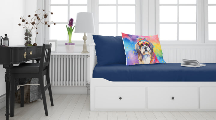 Shih Tzu Hippie Dawg Standard Pillowcase Image 2