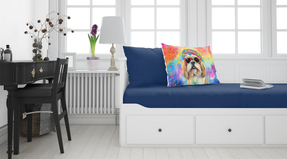 Shih Tzu Hippie Dawg Standard Pillowcase Image 2