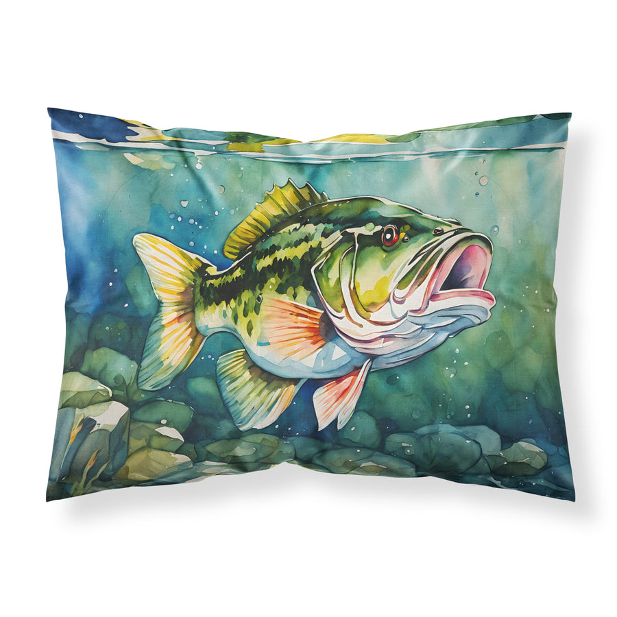 Largemouth Bass Standard Pillowcase Image 1