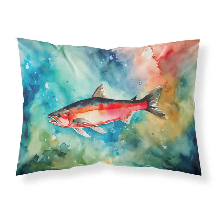 Salmon Standard Pillowcase Image 1