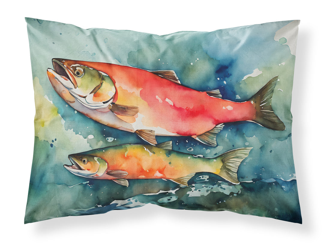 Salmon Standard Pillowcase Image 1