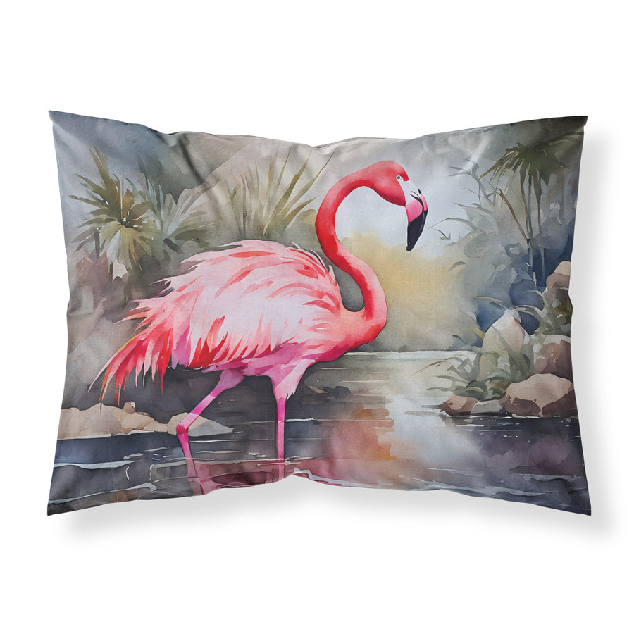 Flamingo Standard Pillowcase Image 1