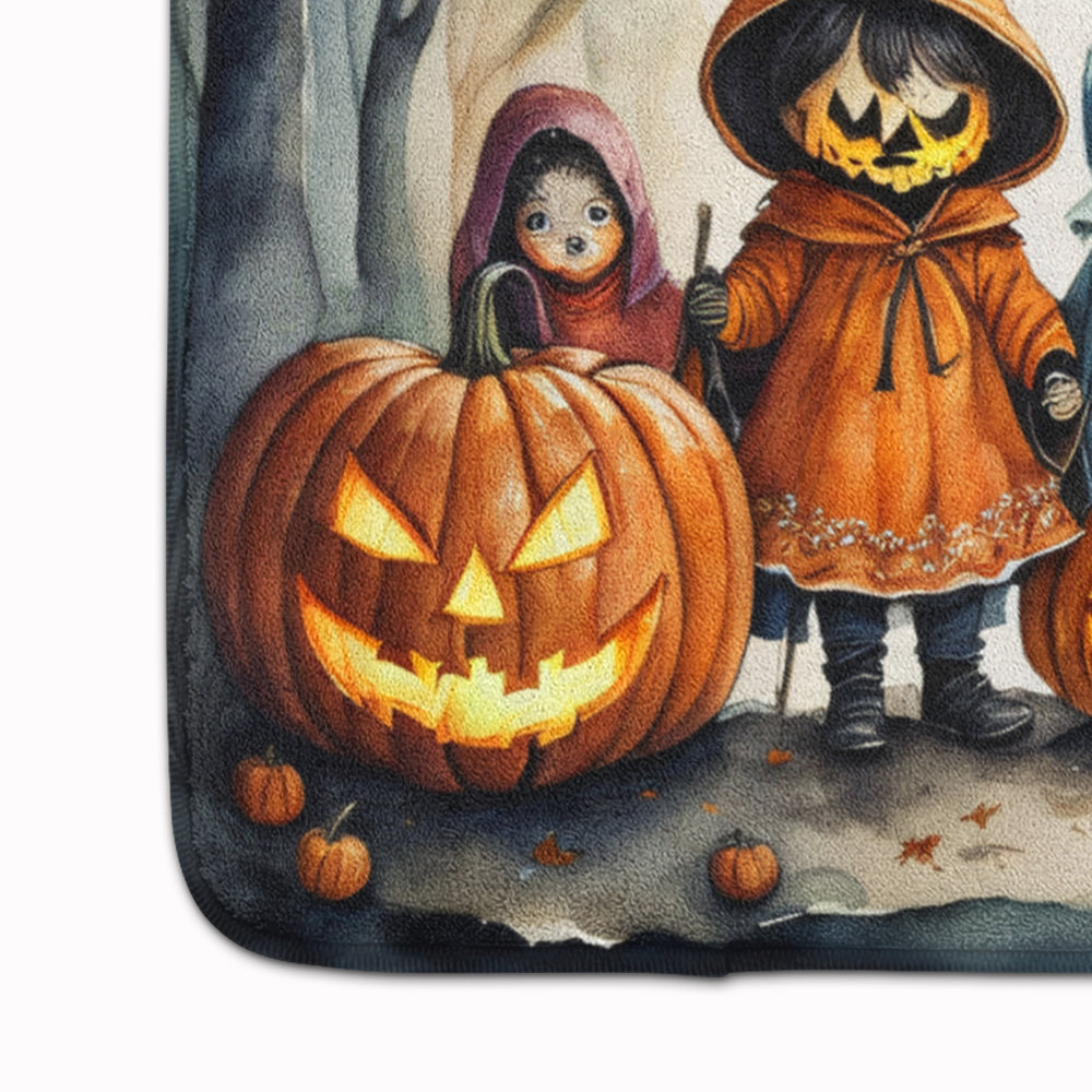 Trick or Treaters Spooky Halloween Memory Foam Kitchen Mat Image 4