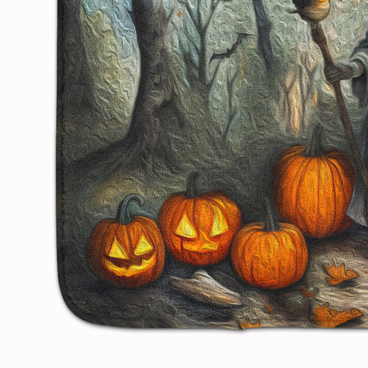 Slavic Witch Spooky Halloween Memory Foam Kitchen Mat Image 4