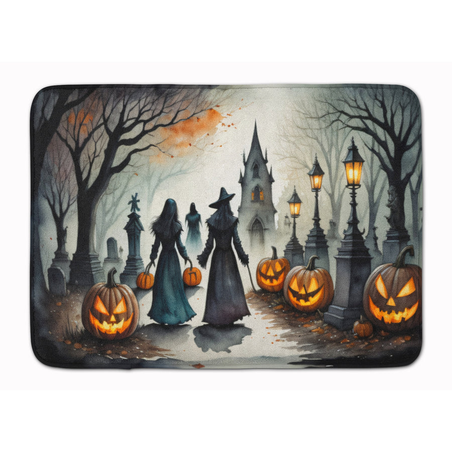 Vampires Spooky Halloween Memory Foam Kitchen Mat Image 1