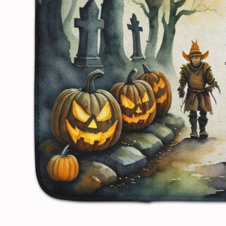 Orcs Spooky Halloween Memory Foam Kitchen Mat Image 4