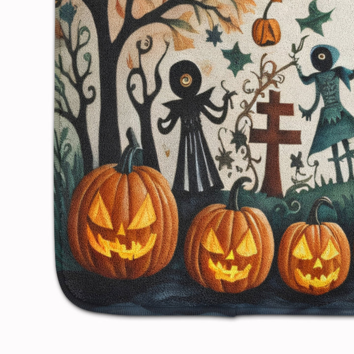 Papel Picado Skeletons Spooky Halloween Memory Foam Kitchen Mat Image 4