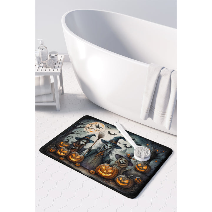 Witches Spooky Halloween Memory Foam Kitchen Mat Image 3